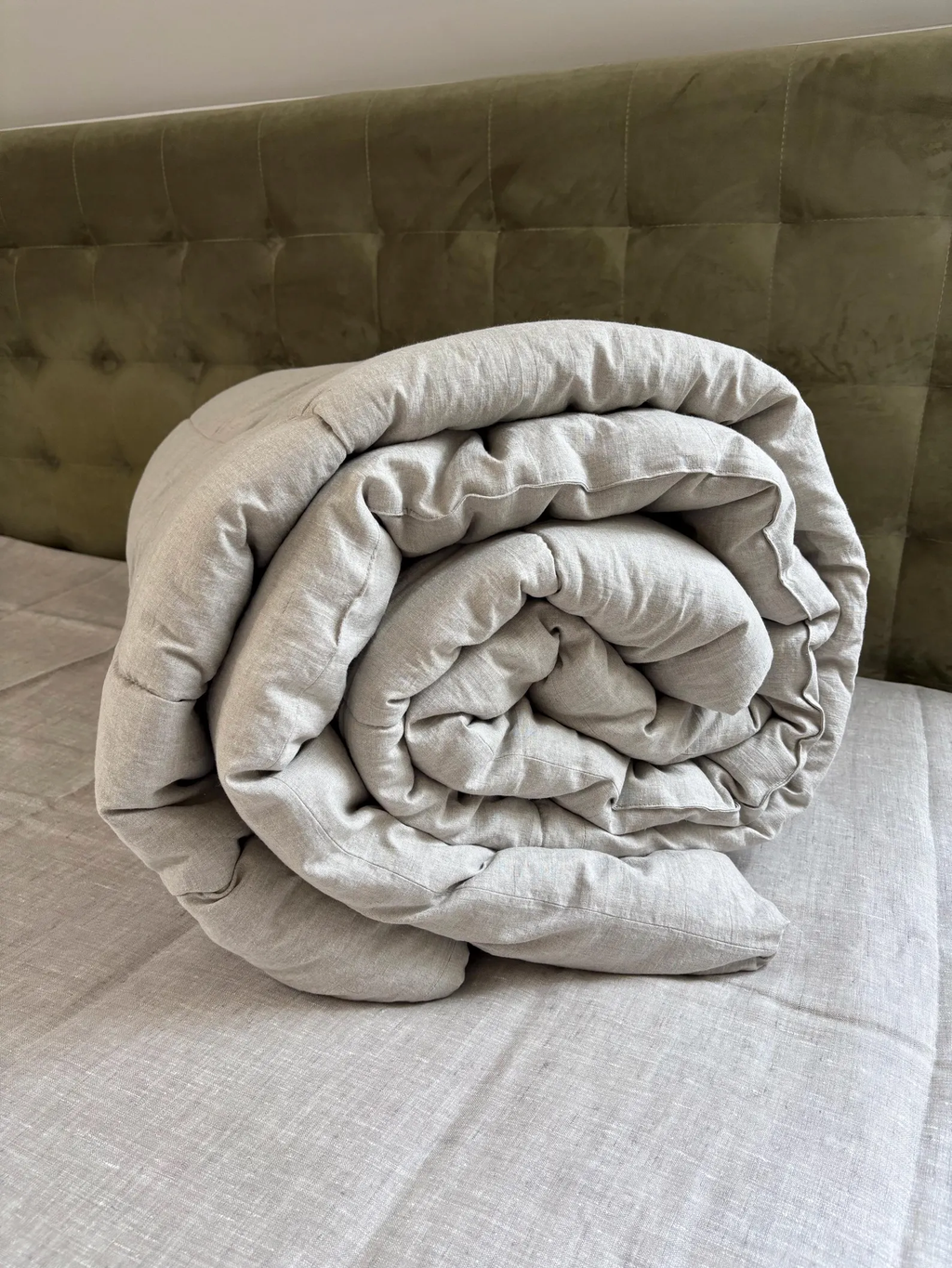 100% Linen Bed Blanket: Stonewashed Flax Coverlet, All Sizes