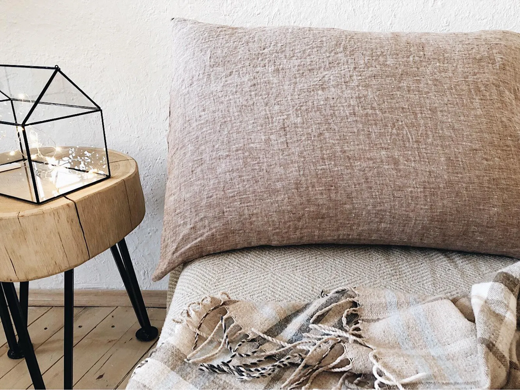 Linen Pillowcase, Stonewashed 100% Linen, All Sizes, Custom Colors