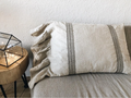 Ruffle Linen Pillowcase, Stonewashed Linen, All Sizes, Custom Available