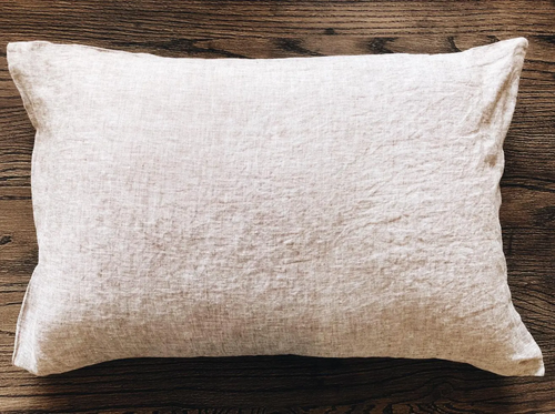 Linen Pillowcase, Stonewashed 100% Linen, All Sizes, Custom Colors