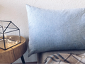 Stonewashed Linen Pillowcase, Button Closure, All Sizes